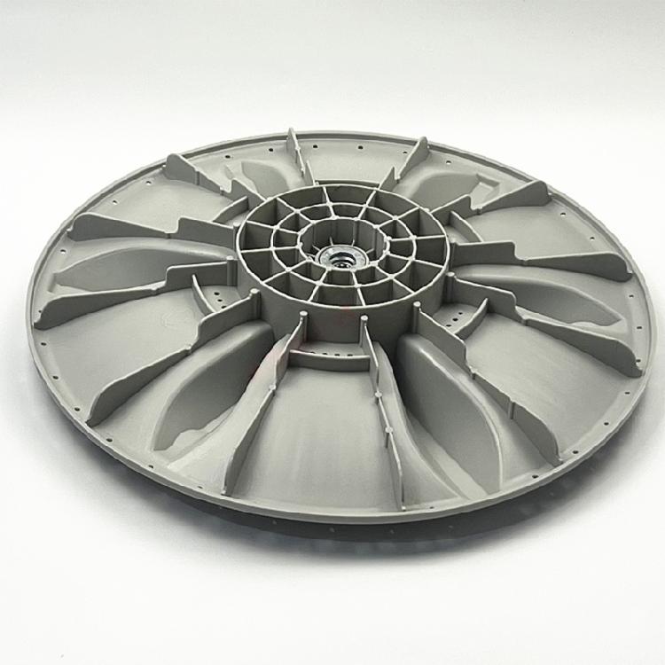 Washer Replacement Disc 37.5 cm Plastic Plate - Center Mount Area, Raised Blade Shape and Laundry Maintenance Service Part for Repair Use