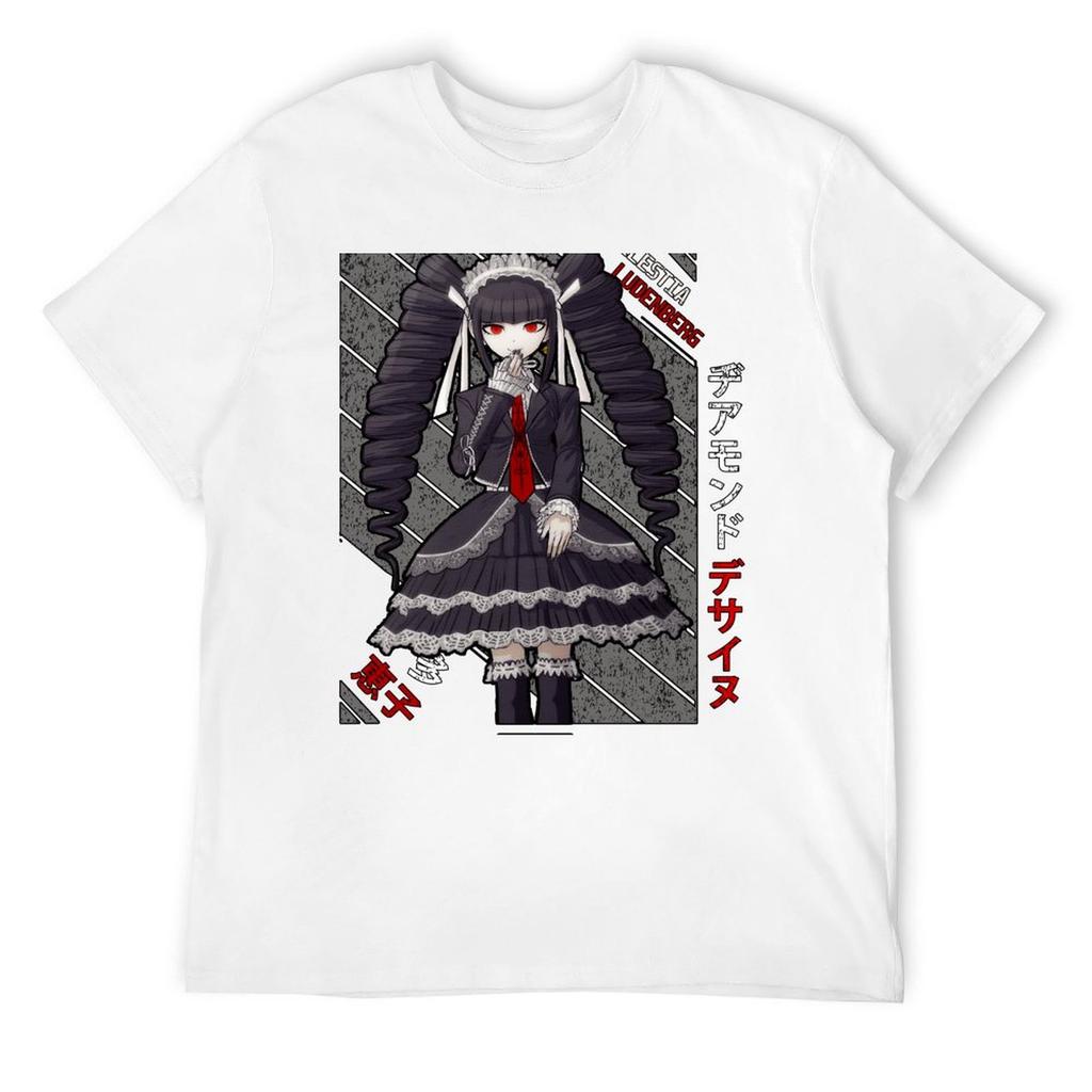 Celestia Ludenberg - DanganRonpa T-Shirt cotton man t-shirts tees vintage anime shirt plain white t shirts men