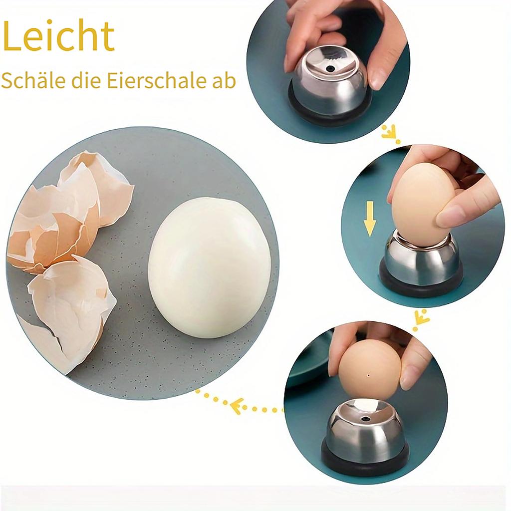 Stainless Steel Egg Puncher For Boiled Eggs Anti-Crack Steaming Tool Kitchen Accessory