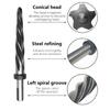 3/8 1/2 5/8 3/4 13/16 Spirals Flute Reamer HSS Bridge Reamer Taper Chucking Reamer Drill Bit Car Maintenance Reamer