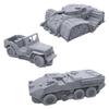 Broken Vehicles Bundle, Tabletop 28mm Miniature Wargame Terrain Scenery, 3D Printable and Paintable, EnderToys