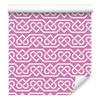 Wallpaper Geometric Pattern Powder Pink, Fine Detail 50x1000