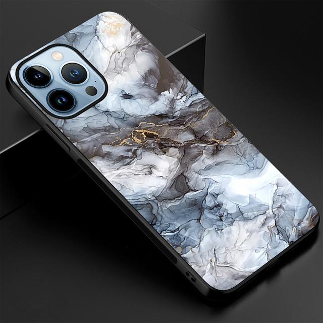 Модный чехол с цветным мрамором для Iphone 14 13 11 12 Pro Max Mini Xs Xr X 7 8 6s Plus Se 2022, задняя крышка из закаленного стекла