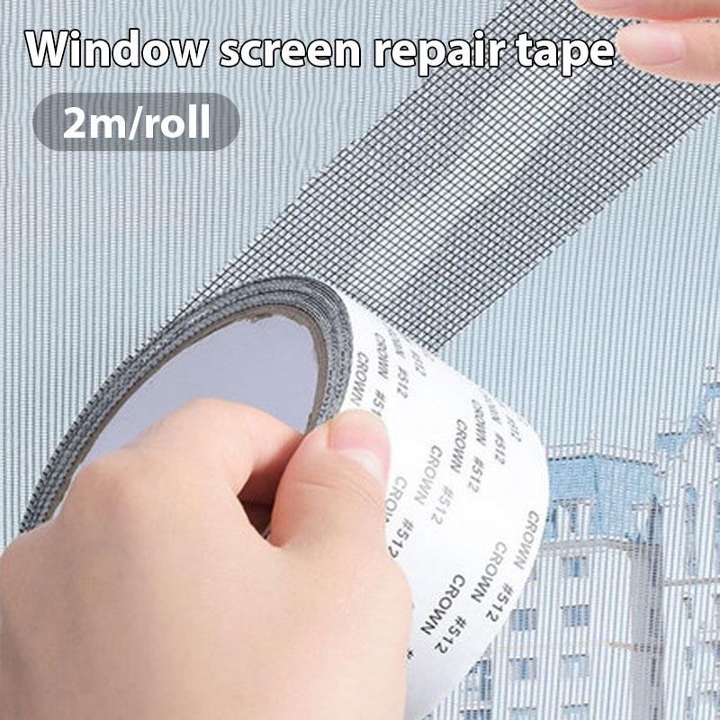 Window Screen Repair Tape Self-Adhesive Net Patch Anti-Insect Mosquito Mesh