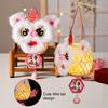 Yousheng Chinese Spring Festival Lion Dance DIY Lantern Kit Light Up Handheld Bamboo Lantern Traiditional Furry Animal Shaped Lantern for Chinese New