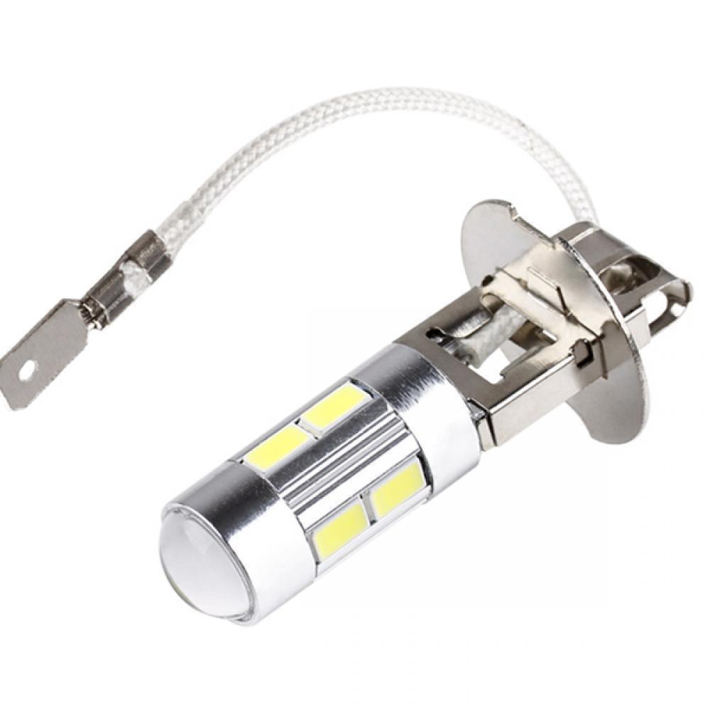 1 шт. 10SMD H3 LED 5630 DC 12 В дальнего света 360 градусов супер яркий противотуманный фонарь белый для вождения автомобиля