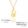 Cazador Cute Animal Cat Pendant Necklace for Women Lovely Paw Choker Neck Chain Stainless Steel Jewelry Birthday Gift 2026