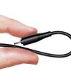 Kabel Przewód Usb Do Usb-C Type C Denmen D01T Szybkie Ładowanie 2.4A 1M Czarny