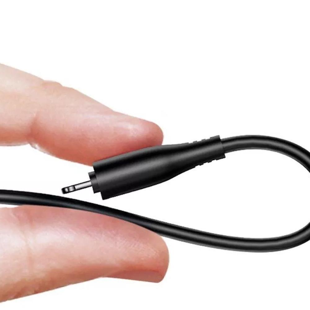 Kabel Przewód Usb Do Usb-C Type C Denmen D01T Szybkie Ładowanie 2.4A 1M Czarny
