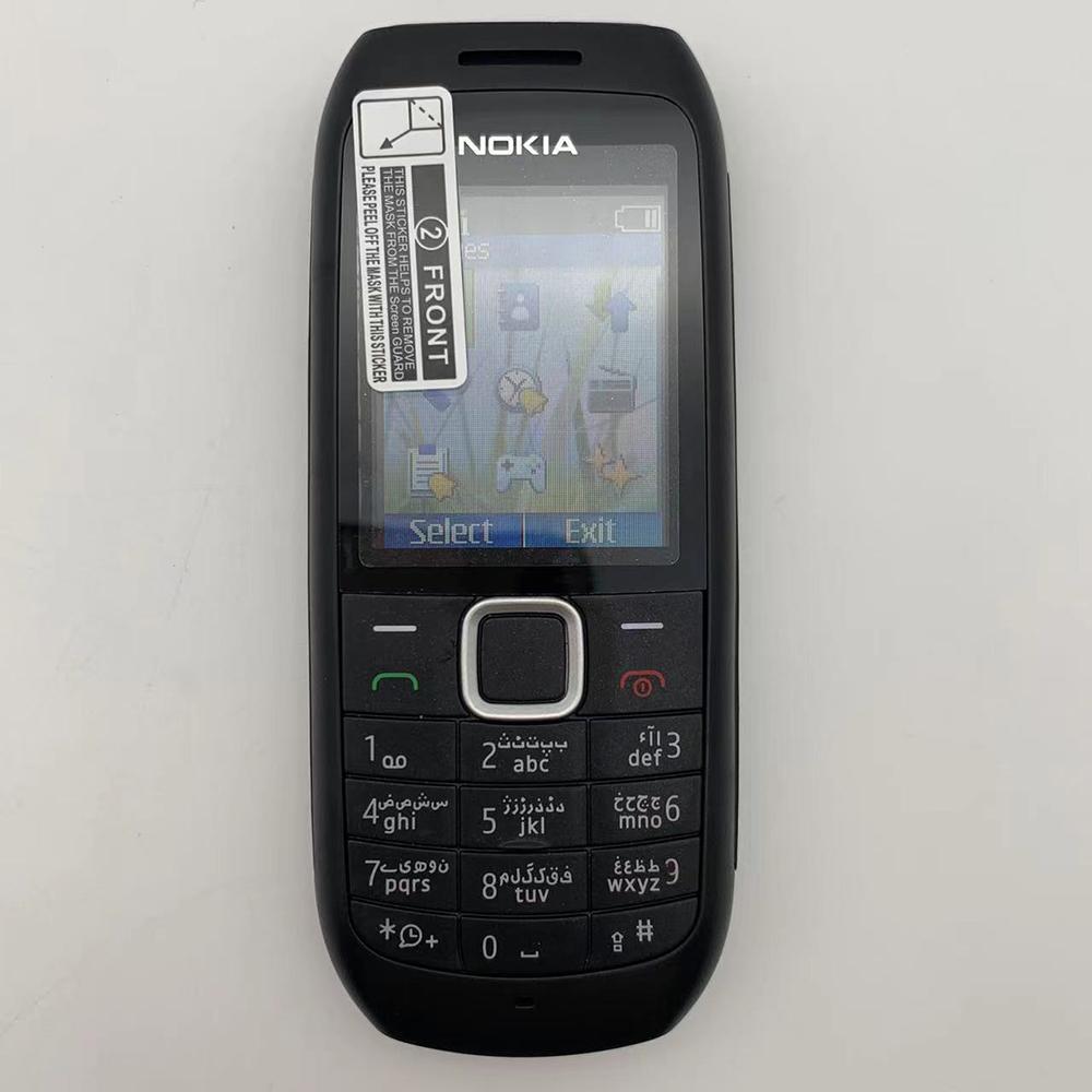 Восстановленный Оригинальный Мобильный телефон Nokia C1-00 с двумя SIM-картами Не поддерживает русский язык С двумя SIM-картами
