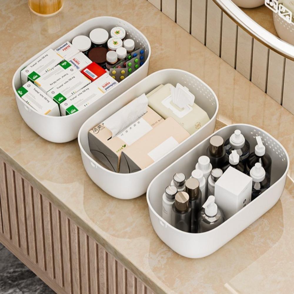 Big Capacity Double Layer Drain Basket Plastic Fruit Plate Thickened Dried Fruit Box Kitchen