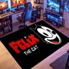 Felix the Cat pattern rug, suitable for living room, bedroom, game room, computer room and home décor.