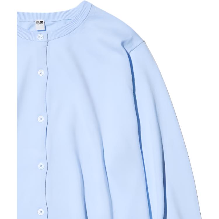 Uniqlo SS26 Однотонный Мягкий Кардиган на Пуговицах Женские Топы 482977-60