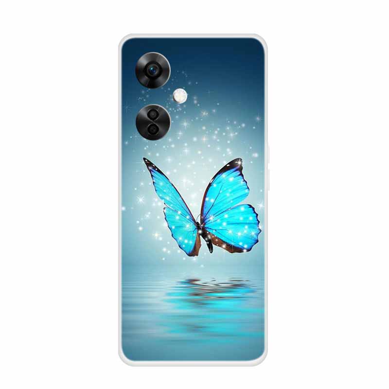 For OnePlus Nord CE 3 Lite 5G Cases Wolf Clear Soft TPU Silicone Phone Cover For One Plus Nord CE 3 5G Case Transparent Etui