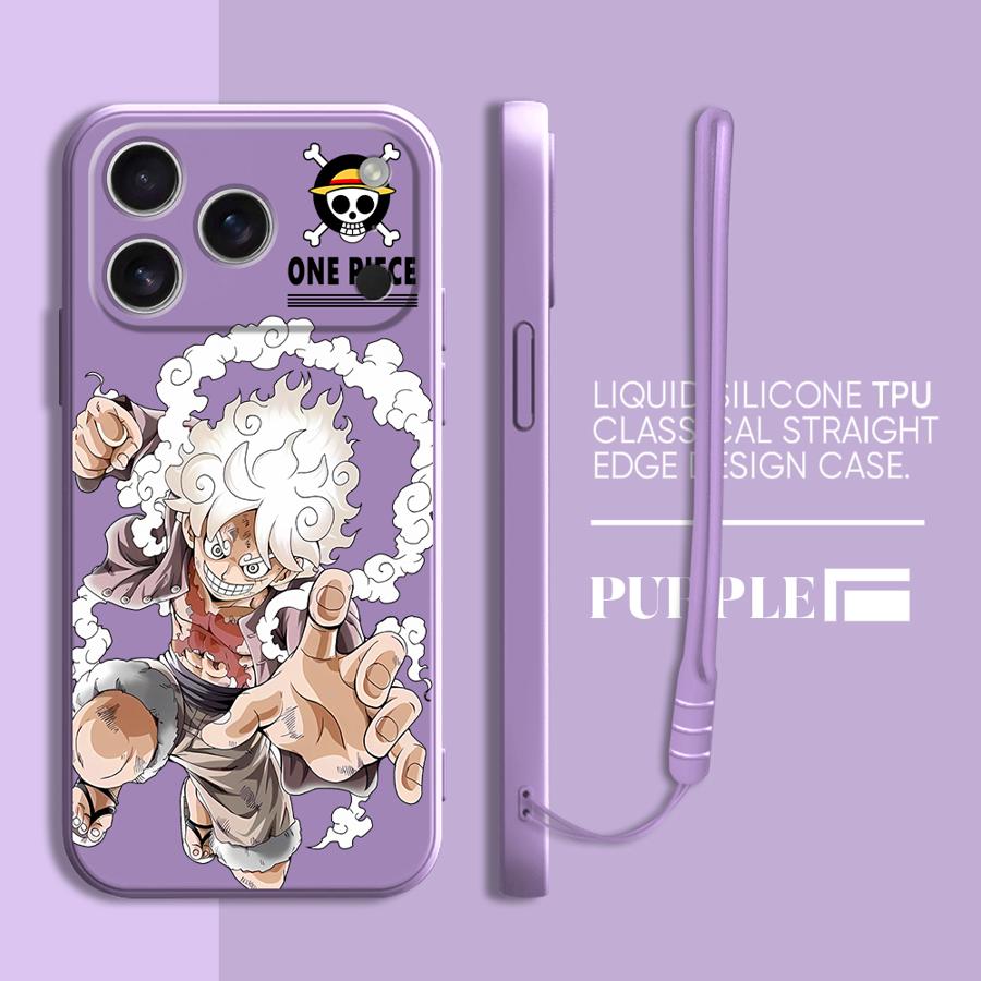 Мультяшный Чехол для Телефона Милый One Piece для Apple iPhone 17 Pro Max 11 7 8 XS XR 12 Plus 16 Air 15 13 Mini