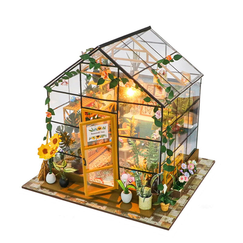 Miniature House - Colorful Greenhouse*