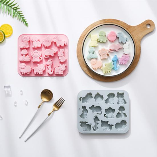 Yousheng 12 Zodiac силиконовая форма для льда форма для приготовления шоколадного десерта гибкая машина для приготовления льда 12 полостей формы для мороженого для напитков на вечеринку в честь Хэллоуина