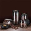 Vacuum Sealed Glass Mason Jars with Lid Coffee Bean Tank Household Food Storage Moisture-proof Air Extraction Airtight Container