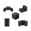 Alloy&Plastic Infinity Cube Fidget Toy Ultra-Durable Sensory Stress Reliever for Adults & Kids Anxiety Relief Gift