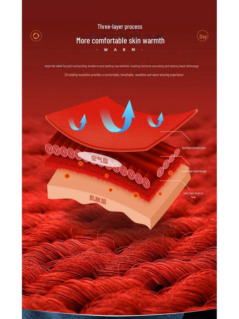 Мужской термобелье и пижама из немецкого бархата - осенне-зимняя рубашка и брюки, плюс толщина бархата