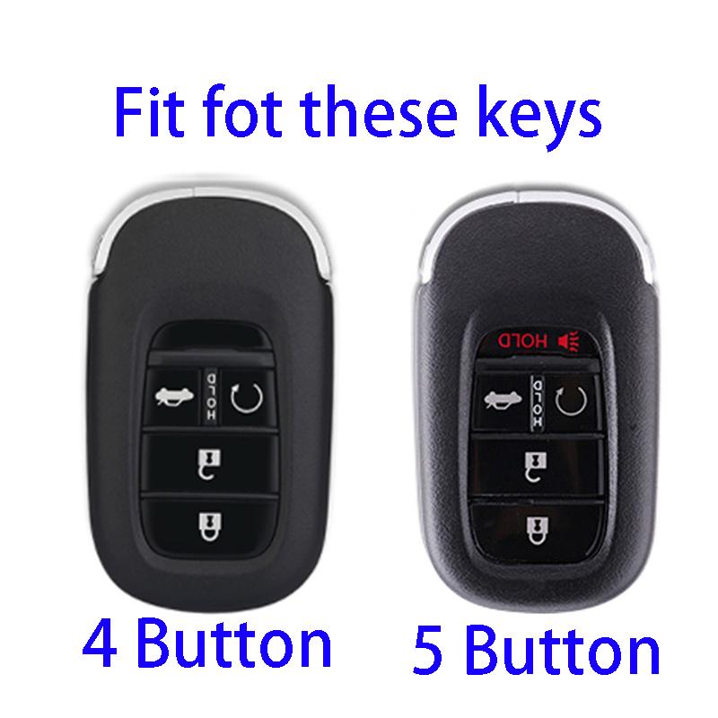 4 5 кнопок, новый чехол для ключей из ТПУ для Honda Civic 2022 2023, защитный держатель, брелок, аксессуары без ключа