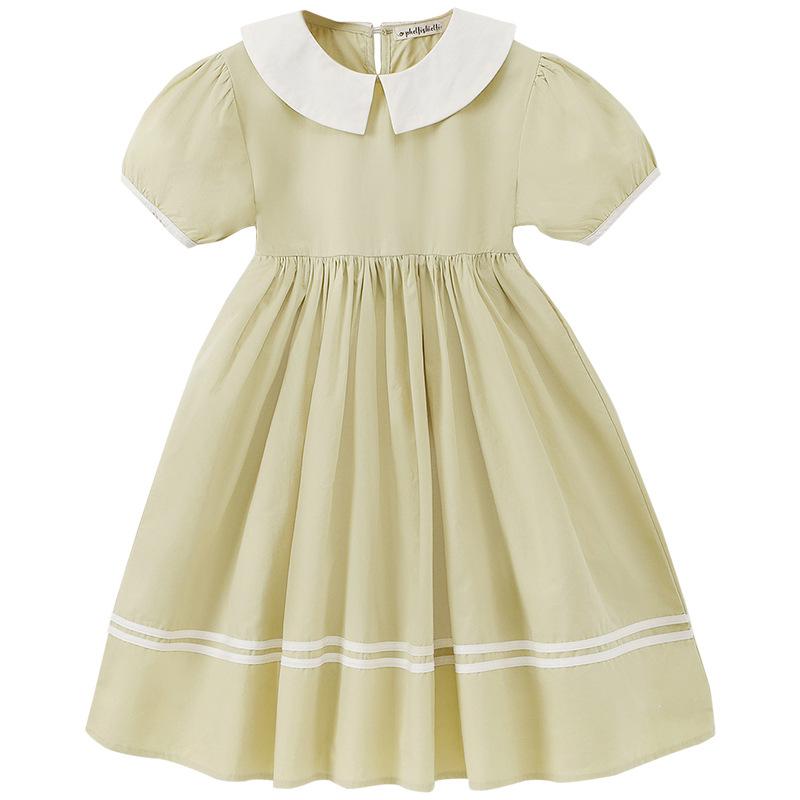 Girls' Fashionable Cotton Dress for Summer, Children's Sweet Princess-style Dress