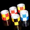 5CM*5M Checkered Car Reflective Sticker Waterproof Safety Warning Reflector Self-Adhesive Conspicuity Tape For Truck Motorcycle