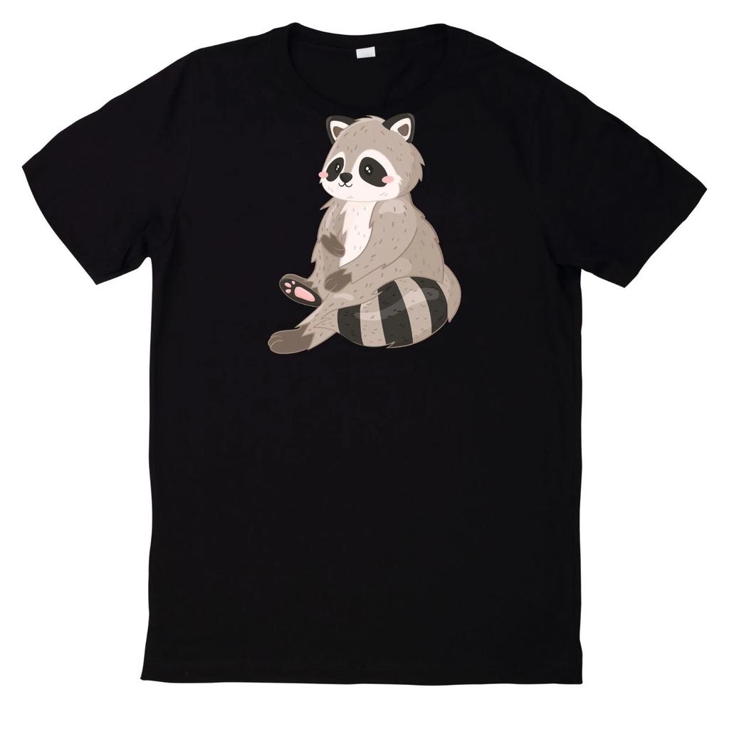 T-Shirt Süßer Waschbär Lustig Racoon Motiv