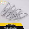 Fits 18 GL6 Models: Glass Lift Switch Decorative Frame for Car Door Window Armrest Lift Button Trim