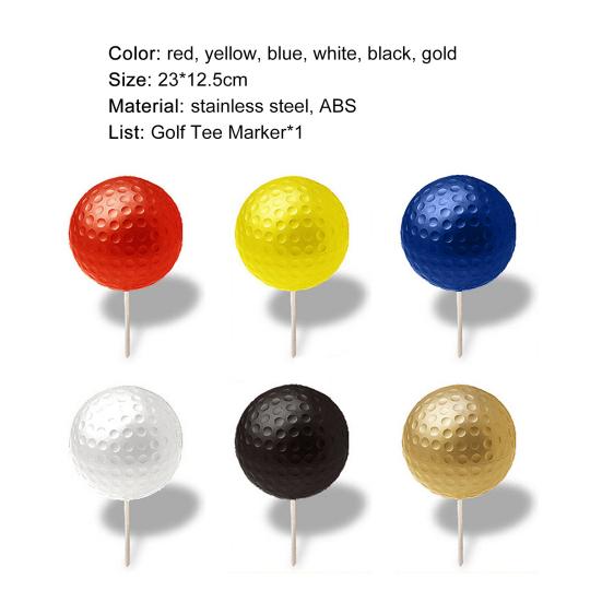 Маркер границы гольф-поля Сверхпрочный Антикоррозийный Недеформируемый Колышек границы гольф-поля Маркер для ти