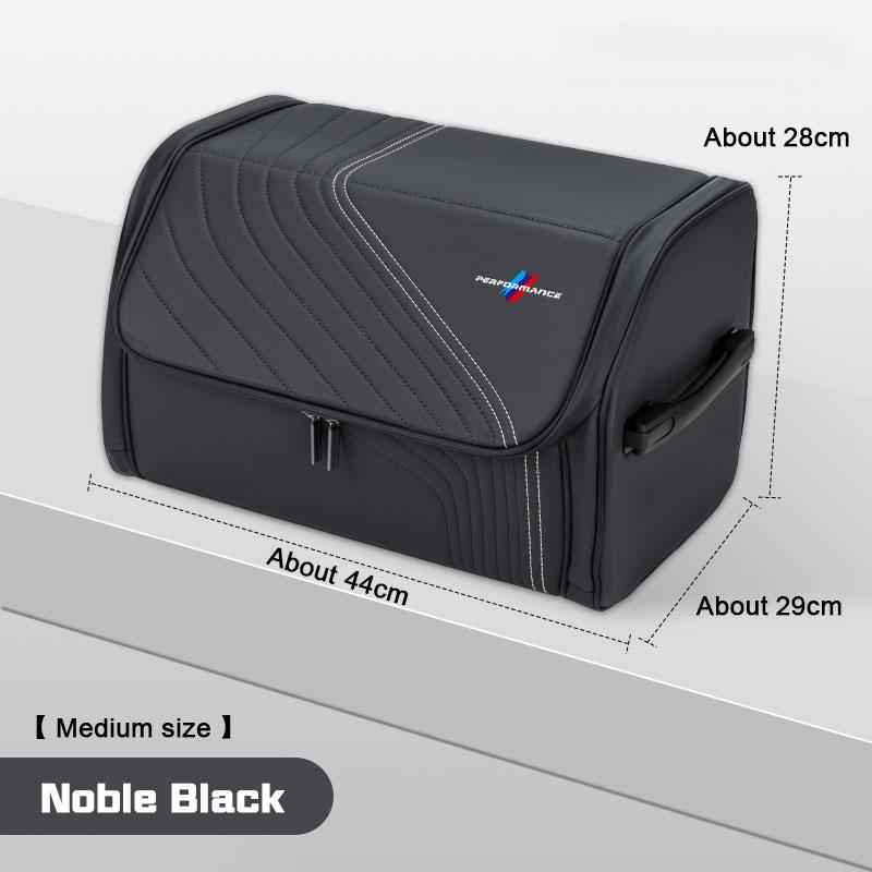 CMU2 For BMW M M3 M4 M5 M6 E34 E36 E46 E60 Z4 E90 E84 F10 X1X3 X5 Car Trunk Organizer Storage Box Large Capacity Folding Leather Box