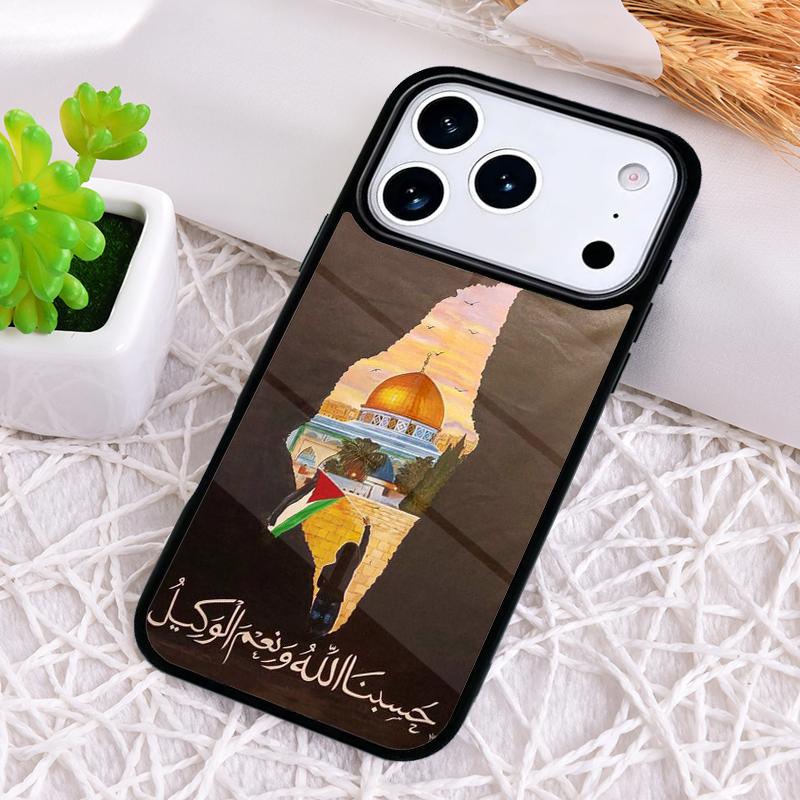 Защитный противоударный чехол для телефона с флагом Палестины для iPhone 17 Air 16e 15 11 12 14 13 Pro Max Чехол Coque