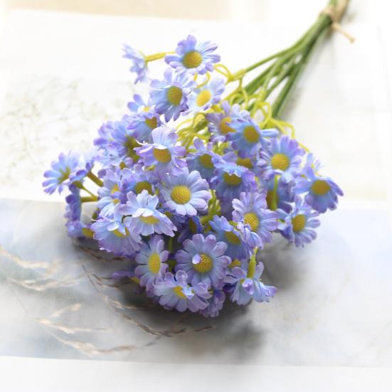 Искусственный букет цветов на гибких стеблях, реалистичные шелковые искусственные цветы для декора дома в лесном стиле, не требующие ухода, свадебные композиции