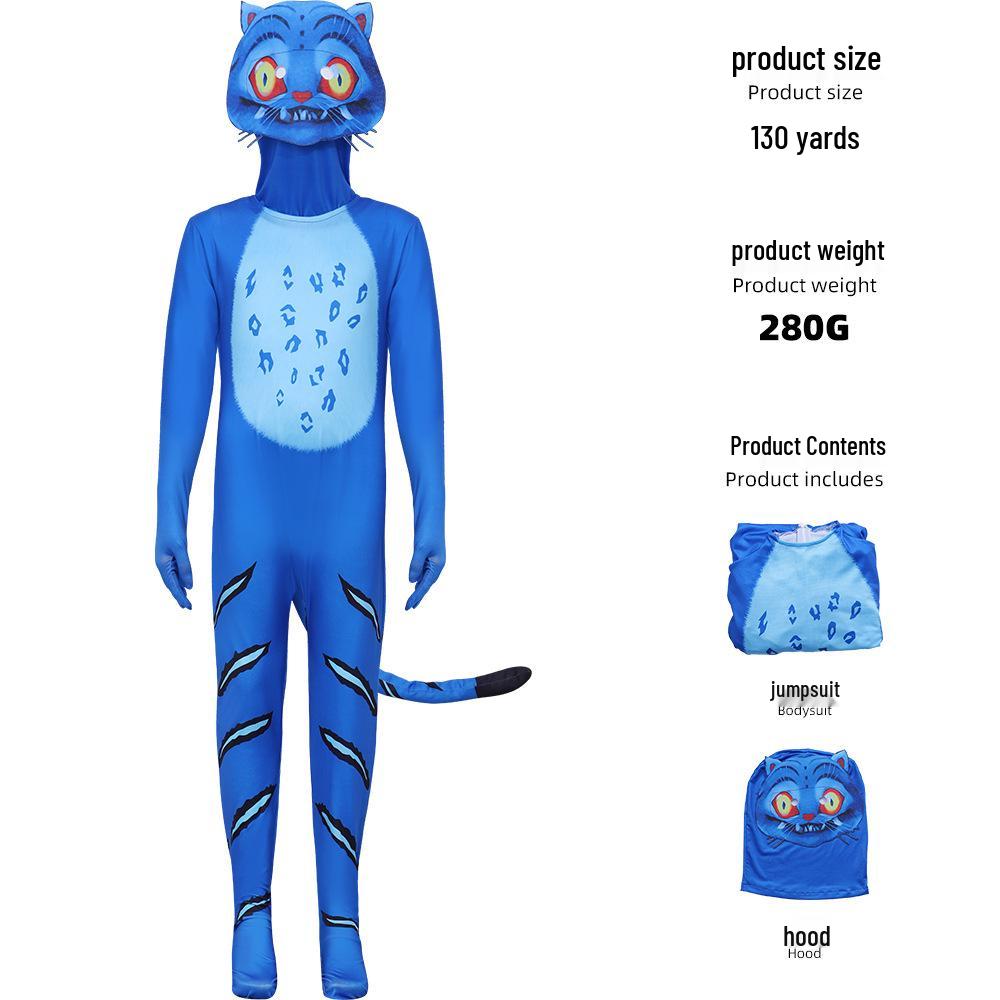 K-POP Demon Hunter Tiger Character Cosplay Bodysuit Costume