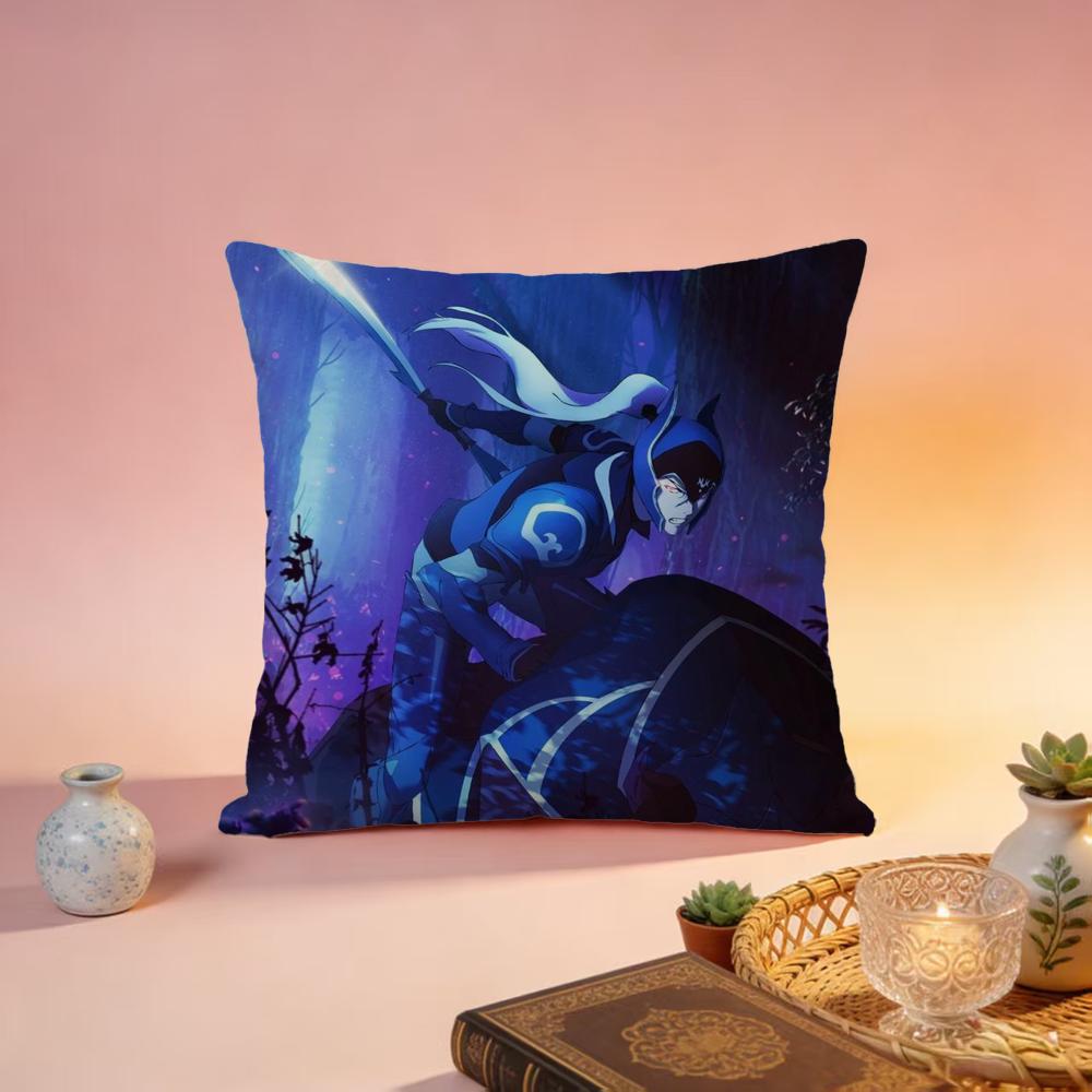 Popular DDota 2 Cushion Cover Premium SkinFriendly Pillow Case MultiPurpose for Home Office Travel