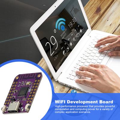 1/2 шт. ESP32 S2 Mini WIFI IOT плата на базе ESP32-S2FN4R2 ESP32-S2 4 МБ флэш-памяти Type-C подключение Arduino совместимая с MicroPython