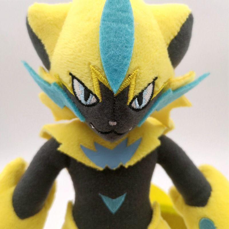 25cm Yellow Zeraora Electric Series Divine Beast Plush Doll Toy Perfect Companion For Hugs