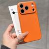 Роскошный чехол с текстурой кожи, твердый, с большим окном, для iPhone 17 Air 16 15 14 13 Pro Max Plus 17Promax, противоударный, матовый чехол для телефона