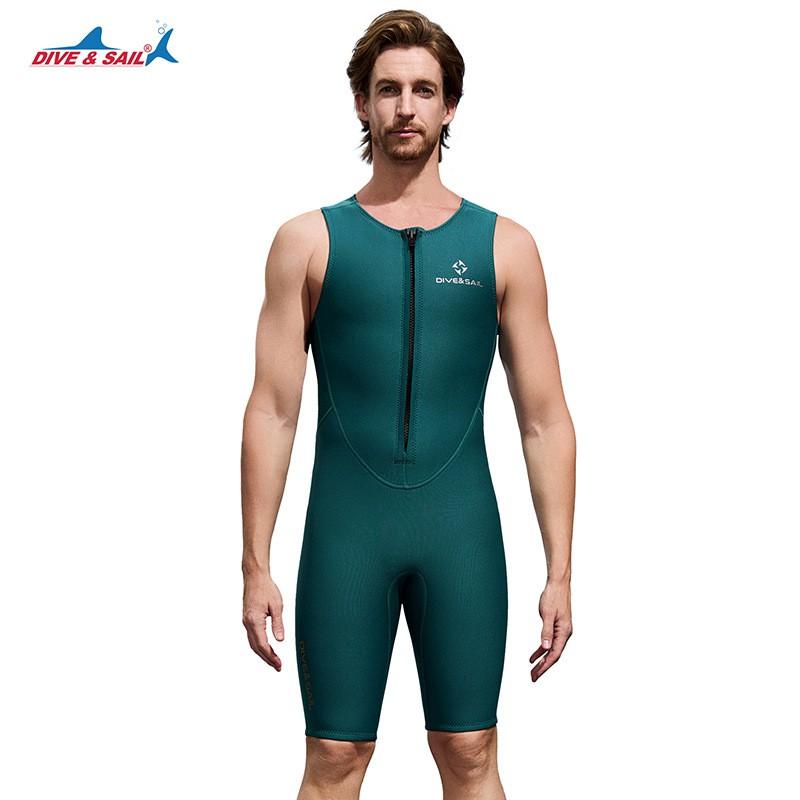 Men Women Full Body Wetsuit Snorkeling Diving Surfing Warmth Thick Neoprene Sleeveless Rash Guard