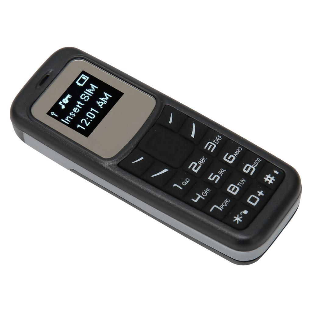 Mobile Cell Phone Small Mobile Phone Headset Dialer with Ear Hook Support SIM 0.66inch