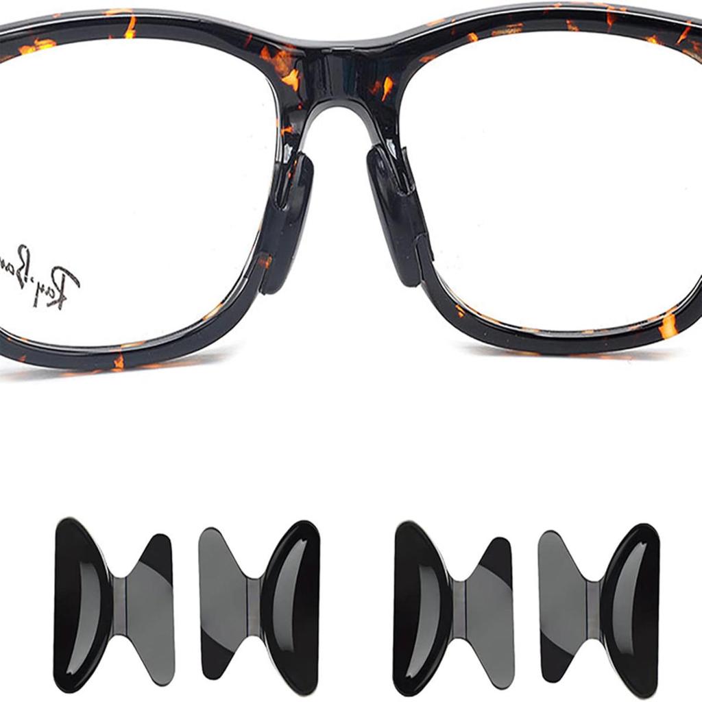 5 пар очков, носовые упоры, клейкие силиконовые носовые упоры, нескользящие прозрачные тонкие носоупоры для очков, очков для зрения, солнцезащитных очков