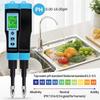 Food PH Meter 0.00~14.00 PH Temp Tester for Meat Canning Cheese Dough Fruit Meat Water Soil PH Test with High Precision Probe