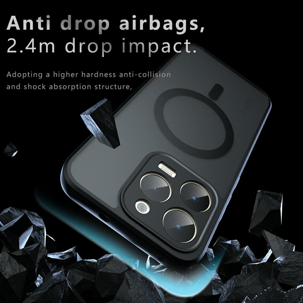 For Realme 15T 5G Case Magnetic Case TPU + PC Matte Skin Touch Phone Cover