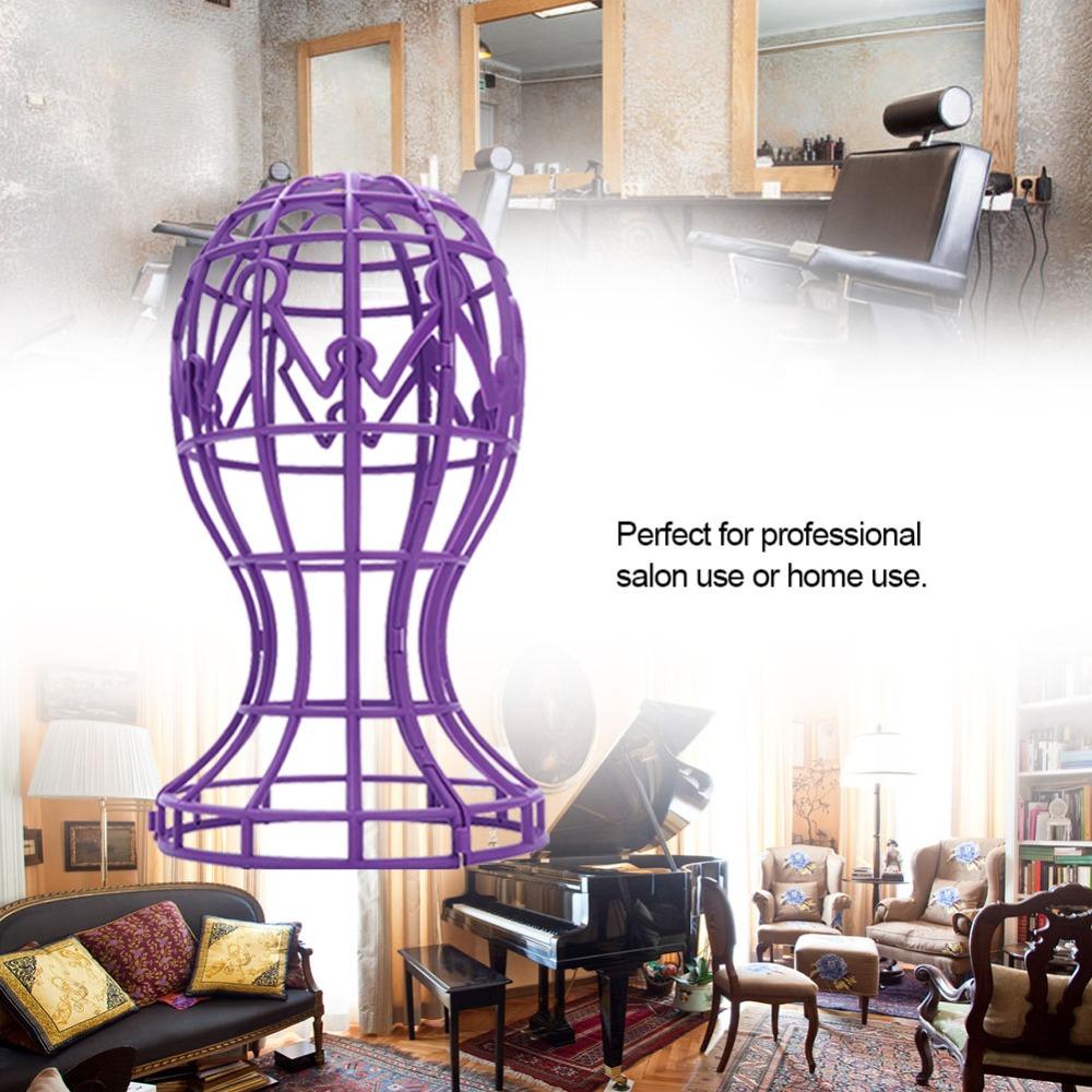 PP Foldable Wig Stand Foldable Design Wig Holder Stand Wig Hat Display Wig Display Stand Home Use