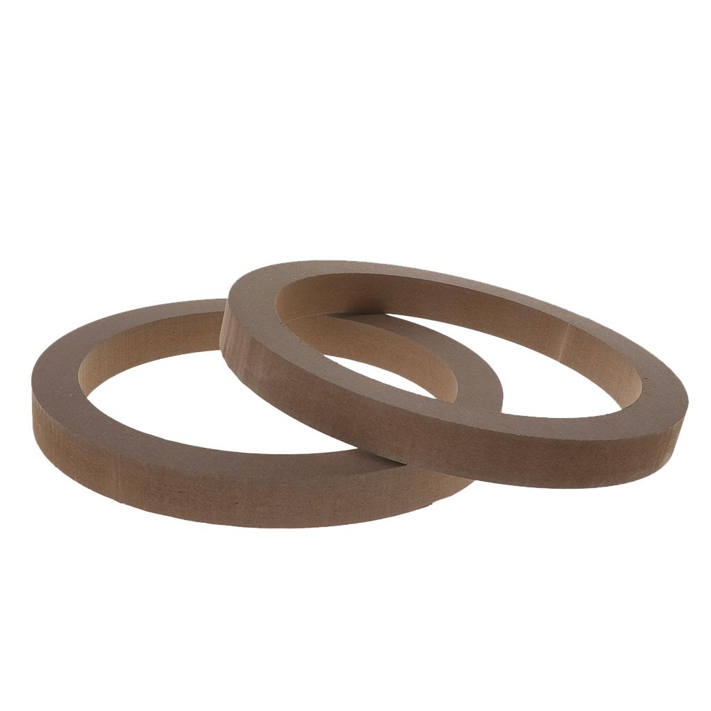 6.5" Fiberglass Door Kick Pods Speaker Sealing Gasket Woofer Shockproof Seal Pad Washer Ring Stereo Audio Speaker Spacer