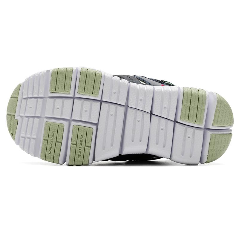 Nike Dynamo Бесплатные Удобные Универсальные Амортизирующие Поддерживающие Низкие Детские Повседневные Кроссовки Детские Повседневные Кроссовки Черные Зеленые 343738-440