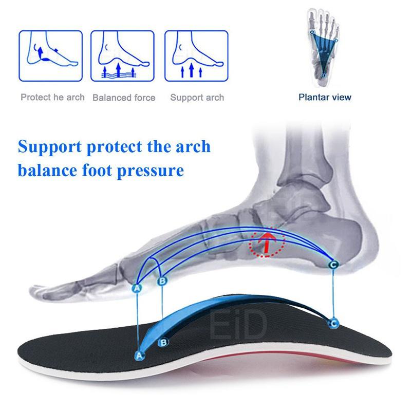 Orthotic Gel High Arch Support Insoles for Women / Men Orthopedic Foot Pain Unisex Shoe Inserts