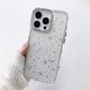 Роскошный чехол-бампер со стразами и лазерными звездами для iPhone 16 15 14 13 12 11 Pro Max Plus IMD Прозрачные противоударные чехлы-накладки