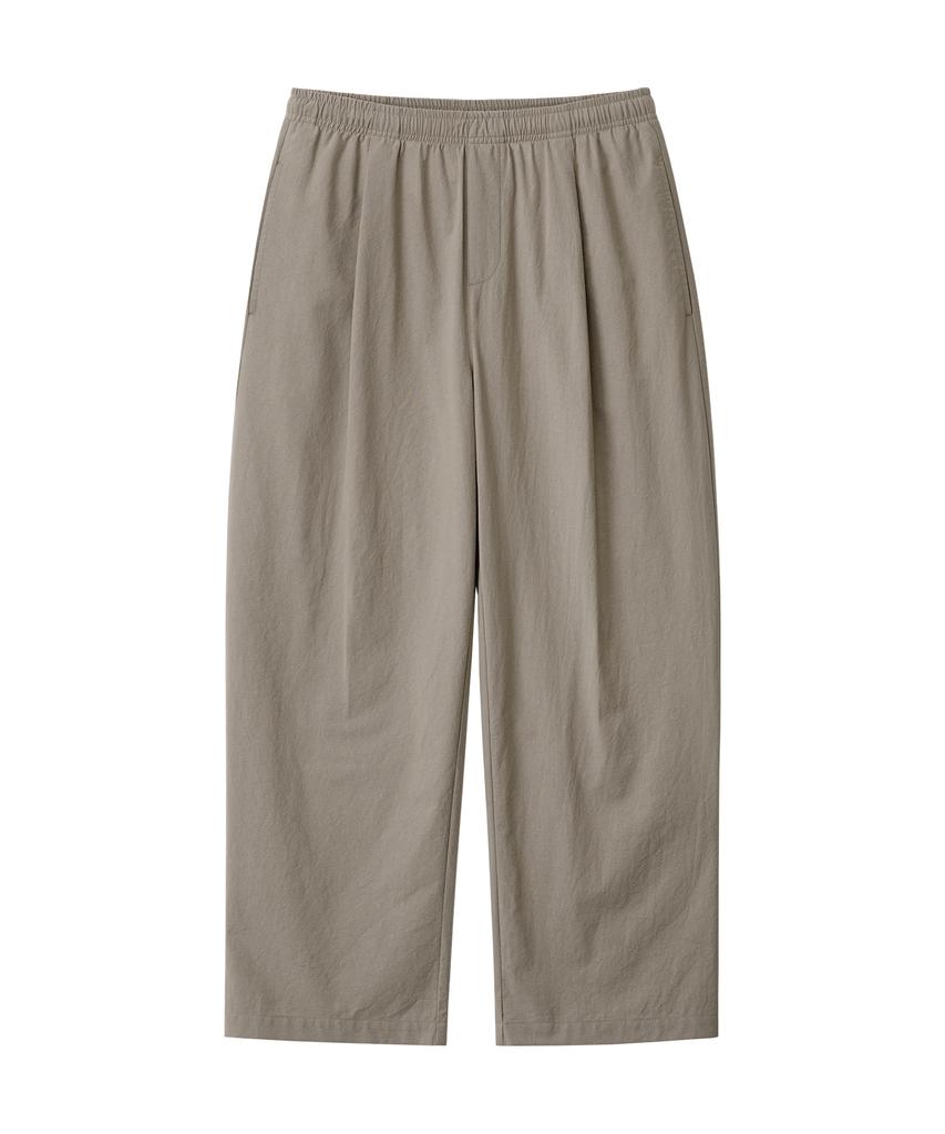 BRENSON Like Linen Single-Pleat Elastic Pants ( 5 Colors )