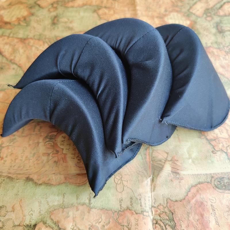 1Pair 3.5cm Thickness Shoulder Pads Right Angle Encryption High Pads Sewing Accessories Foam Shoulder Pads for T-Shirt Clothes
